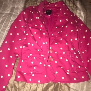 Gap blazer with polka dots